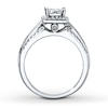 Thumbnail Image 2 of Previously Owned Diamond Engagement Ring 1 ct tw & Round-cut 14K White Gold - Size 9.75