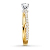Thumbnail Image 1 of Previously Owned Angel Sanchez Ring 1 ct tw Round-cut Diamonds 14K Two-Tone Gold - Size 8.25