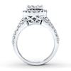 Thumbnail Image 1 of Previously Owned Diamond Bridal Set 2 ct tw Round-cut 14K White Gold - Size 10