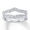 Thumbnail Image 0 of Previously Owned Leo Diamond Enhancer Ring 1 ct tw Round-cut 14K White Gold - Size 10