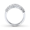Thumbnail Image 1 of Previously Owned Leo Diamond Enhancer Ring 1 ct tw Round-cut 14K White Gold - Size 10