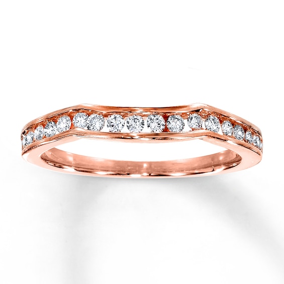 Previously Owned Diamond Wedding Band 1/4 ct tw Round-cut 14K Rose Gold
