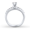 Thumbnail Image 2 of Previously Owned Diamond Bridal Set 1 ct tw Round-cut 14K White Gold