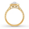 Thumbnail Image 2 of Previously Owned Neil Lane Engagement Ring 7/8 ct tw Round-cut Diamonds 14K Two-Tone Gold