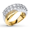 Thumbnail Image 0 of Previously Owned Diamond Anniversary Band 1-1/2 ct tw Round-cut 14K Two-Tone Gold