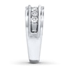 Thumbnail Image 3 of Previously Owned Men's Diamond Wedding Band 1/2 ct tw Round-cut 10K White Gold