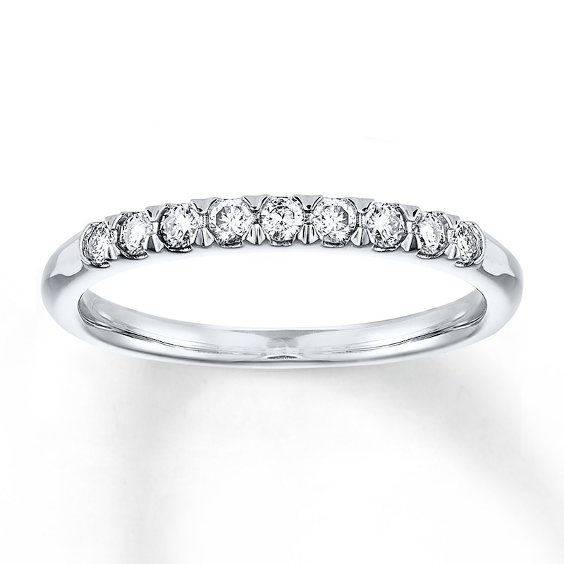 Previously Owned Diamond Anniversary Band 1/4 ct tw Round-cut 14K White Gold