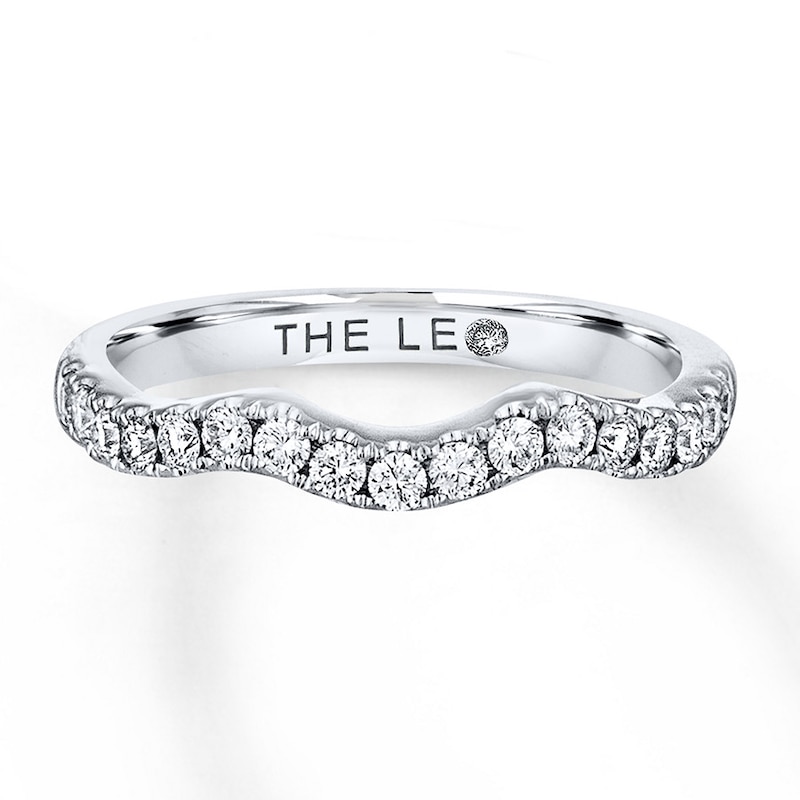 Main Image 1 of Previously Owned THE LEO Diamond Wedding Band 3/8 ct tw Diamonds 14K White Gold