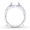 Thumbnail Image 1 of Previously Owned Diamond Enhancer Ring 1/2 ct tw Round-cut 14K White Gold - Size 10.5