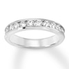 Thumbnail Image 0 of Previously Owned Diamond Anniversary Band 1 ct tw Round-cut 10K White Gold - Size 10