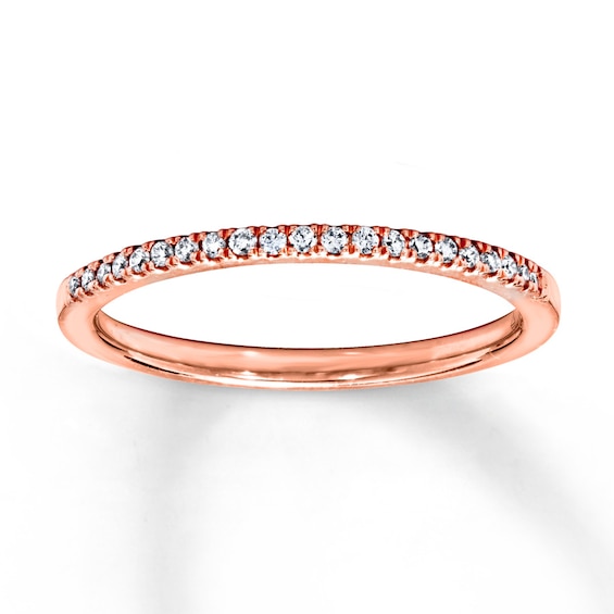 Previously Owned Diamond Wedding Band 1/ ct tw Round-cut 14K Rose Gold