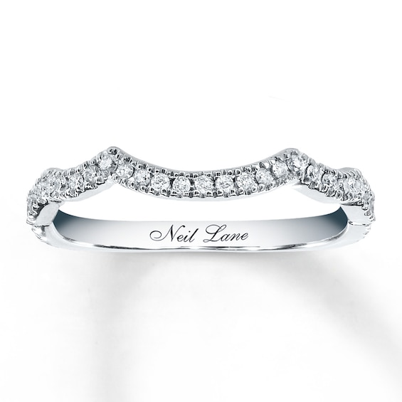 Previously Owned Neil Lane Diamond Wedding Ring 1/ ct tw Round-cut 14K White Gold
