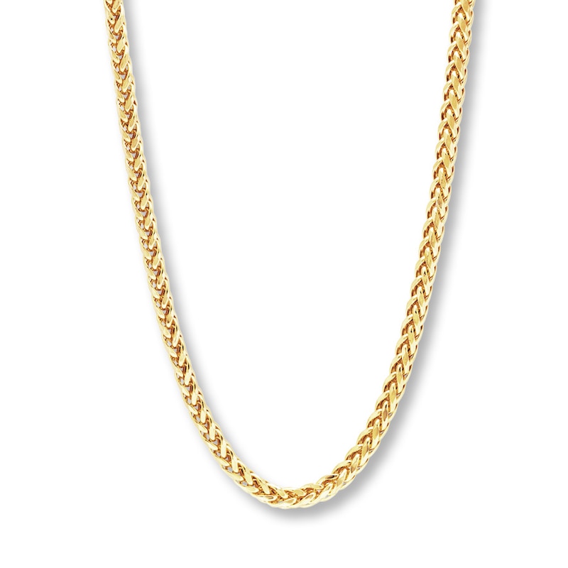 Previously Owned Necklace Wheat Chain 10K Yellow Gold 22"