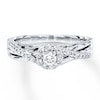 Thumbnail Image 4 of Previously Owned Diamond Engagement Ring 1/4 ct tw Round-cut 10K White Gold