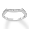 Thumbnail Image 1 of Previously Owned Diamond Wedding Band 1/5 ct tw Round-cut 14K White Gold