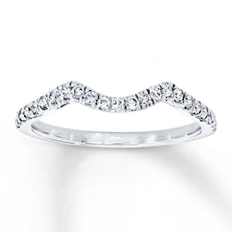 Previously Owned Diamond Wedding Band 1/4 ct tw Round-cut 14K White Gold