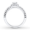 Thumbnail Image 2 of Previously Owned Diamond Engagement Ring 5/8 ct tw Round-cut 14K White Gold