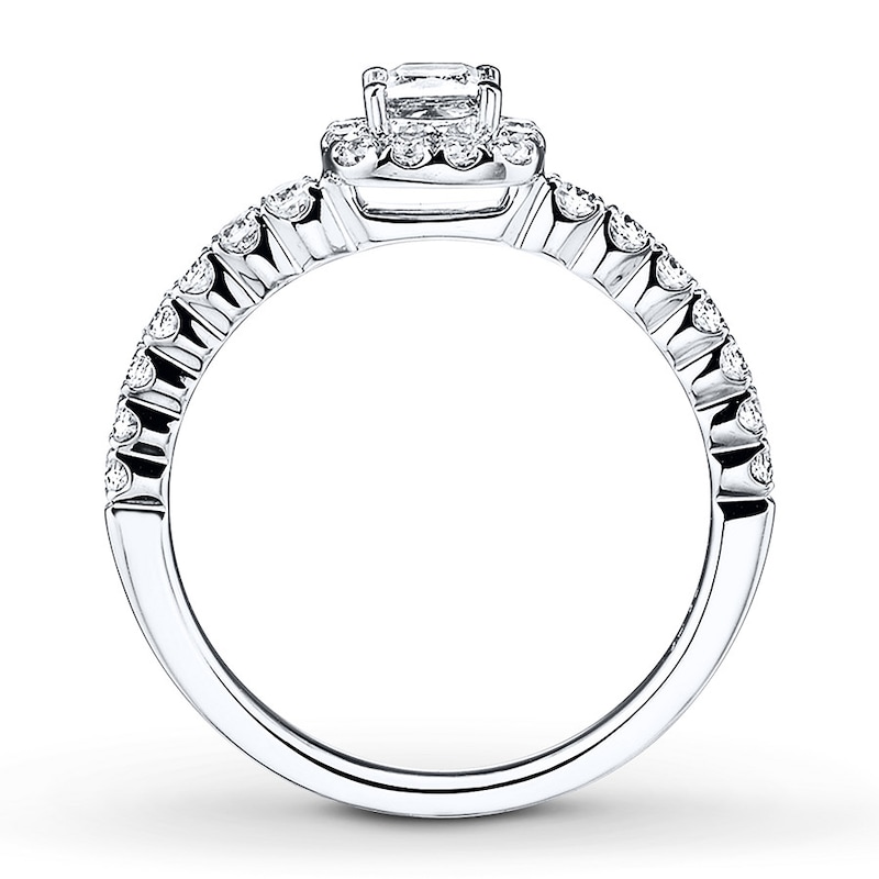 Main Image 2 of Previously Owned Diamond Engagement Ring 5/8 ct tw Round-cut 14K White Gold