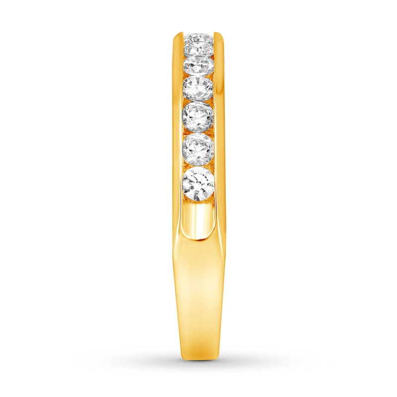 Main Image 3 of Previously Owned Diamond Anniversary Band 1/2 ct tw Round-cut 10K Yellow Gold