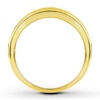 Thumbnail Image 1 of Previously Owned Men's Wedding Band 1/4 ct tw Round-cut Diamonds 10K Yellow Gold