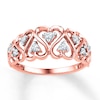 Thumbnail Image 0 of Previously Owned Heart Ring 1/5 ct tw Round-cut Diamonds 10K Rose Gold