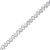 Thumbnail Image 2 of Previously Owned Diamond Bracelet 1/4 ct tw Round-cut Sterling Silver 7.5&quot;