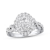 Thumbnail Image 0 of Previously Owned Engagement Ring 1 ct tw Round-cut Diamonds 14K White Gold