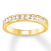 Thumbnail Image 0 of Previously Owned Diamond Anniversary Band 1/2 ct tw Round-cut 10K Yellow Gold - Size 9.5