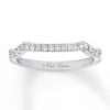 Thumbnail Image 1 of Previously Owned Neil Lane Diamond Wedding Band 1/3 ct tw Round-cut 14K White Gold - Size 8.5