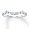 Thumbnail Image 0 of Previously Owned Wedding Band 1/3 ct tw Round-cut Diamonds 14K White Gold - Size 11.25