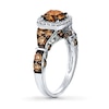 Thumbnail Image 1 of Previously Owned Le Vian Chocolate Diamond Ring 2 ct tw Round-cut 14K Vanilla Gold - Size 10