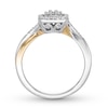 Thumbnail Image 1 of Previously Owned Diamond Ring 1/5 ct tw Round-cut 10K Two-Tone Gold - Size 3.75