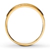 Thumbnail Image 1 of Previously Owned Men's Diamond Wedding Band 1/4 ct tw Round-cut 10K Yellow Gold - Size 7