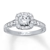 Thumbnail Image 1 of Previously Owned Neil Lane Engagement Ring 1-1/6 ct tw Round-cut Diamonds 14K White Gold - Size 4.5