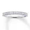 Thumbnail Image 1 of Previously Owned Diamond Wedding Band 1/5 ct tw Round-cut 14K White Gold - Size 7.5