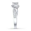 Thumbnail Image 2 of Previously Owned 3-Stone Diamond Ring 1 ct tw Round-cut 14K White Gold - Size 5
