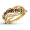 Thumbnail Image 0 of Previously Owned Le Vian Chocolate Ombre Ring 1-1/4 ct tw Round-cut Diamonds 14K Honey Gold - Size 10.5
