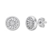 Thumbnail Image 1 of Previously Owned Emmy London Diamond Earrings 1/8 ct tw Sterling Silver