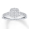 Thumbnail Image 1 of Previously Owned Diamond Promise Ring 1/2 ct tw 10K White Gold