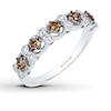 Thumbnail Image 0 of Previously Owned Le Vian Chocolate Diamond Ring 1/2 ct tw 14K Vanilla Gold - Size 9.5