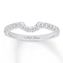 Previously Owned Neil Lane Wedding Band 3/8 ct tw Round-cut Diamonds 14K White Gold