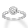 Thumbnail Image 0 of Previously Owned Diamond Ring 1/4 ct tw Round-cut 10K White Gold