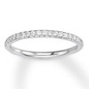 Thumbnail Image 1 of Previously Owned Diamond Wedding Band 1/5 ct tw Round-cut 14K White Gold