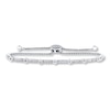 Thumbnail Image 1 of Previously Owned Diamond Bolo Bracelet 3/4 ct tw Round-cut 10K White Gold 9.5&quot;