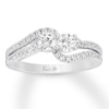 Thumbnail Image 1 of Previously Owned Ever Us Diamond Engagement Ring 3/4 ct tw Round-cut 14K White Gold - Size 4.5