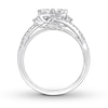 Thumbnail Image 2 of Previously Owned Ever Us Diamond Engagement Ring 3/4 ct tw Round-cut 14K White Gold - Size 4.5