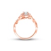 Thumbnail Image 3 of Previously Owned Diamond Engagement Ring 5/8 ct tw Round-cut 14K Rose Gold