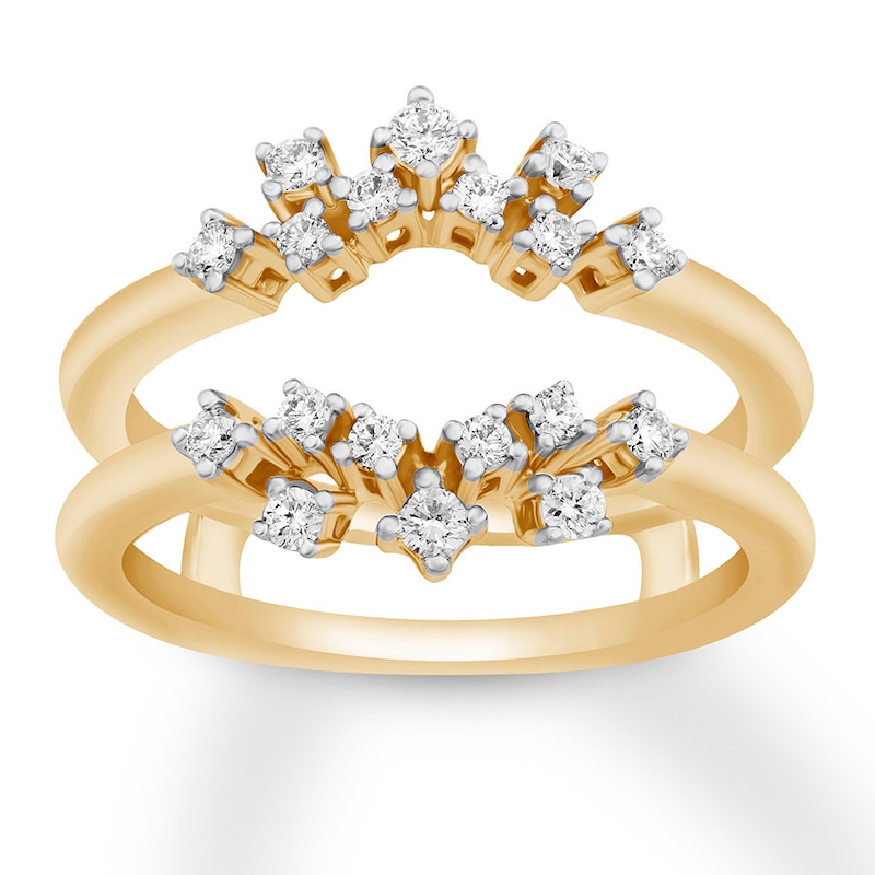 Main Image 1 of Previously Owned Diamond Enhancer Ring 1/3 ct tw Round-cut 14K Yellow Gold