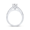 Thumbnail Image 2 of Previously Owned THE LEO Diamond Engagement Ring 7/8 ct tw Princess & Round-cut 14K White Gold