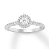 Thumbnail Image 1 of Previously Owned Diamond Engagement Ring 1/3 ct tw Round-cut 10K White Gold